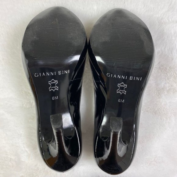 Gianni Bini Patent Leather Platform Stiletto Heels, LIKE NEW, size 8M - Picture 8 of 11